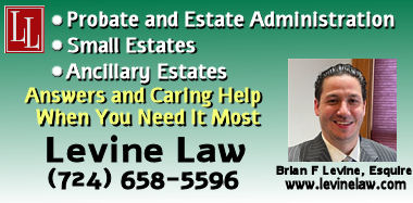 Law Levine, LLC - Estate Attorney in Lower Burrell PA for Probate Estate Administration including small estates and ancillary estates